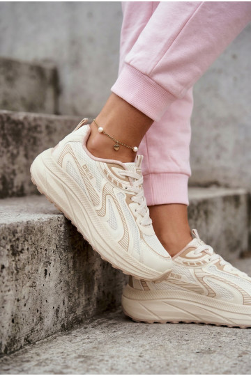 Women's Sports Sneakers Big Star TT274326 HI-POLY SYSTEM Beige