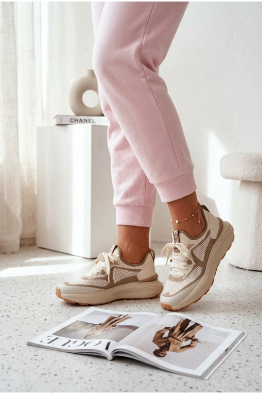 Women's Sports Shoes Big Star TT274571 HI-POLY SYSTEM Beige