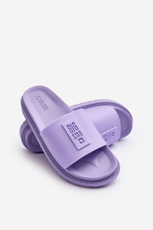 Women's sandals Big Star LL274426 Purple