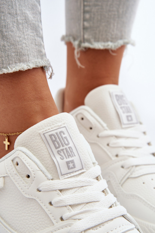 Damskie Sneakersy Big Star NN274667 Białe