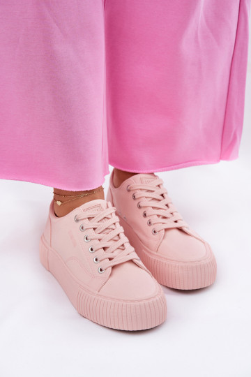 Women's Fabric Sneakers Big Star RR274404 Pink