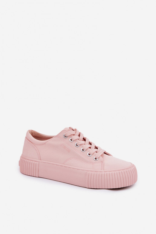 Women's Fabric Sneakers Big Star RR274404 Pink