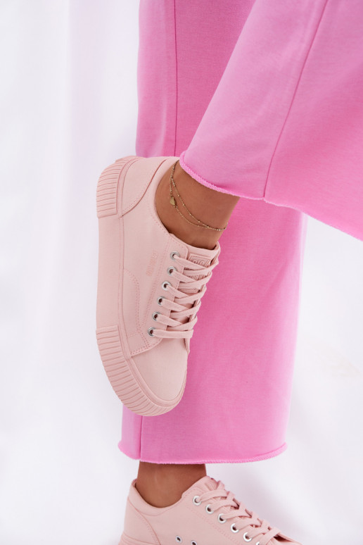 Women's Fabric Sneakers Big Star RR274404 Pink