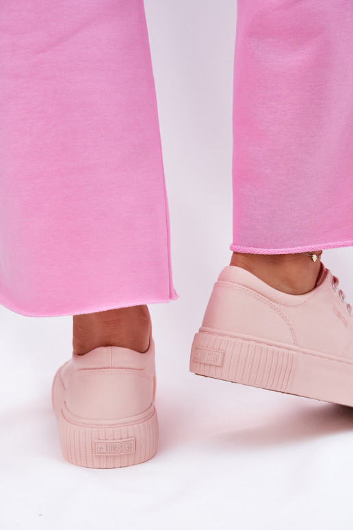 Women's Fabric Sneakers Big Star RR274404 Pink