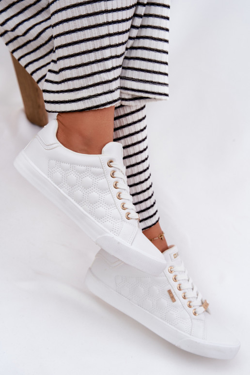 Women's Sneakers From Eco Leather Big Star RR274322 White