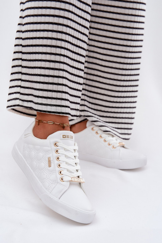 Trampki DamskiewithEko Skóry Big Star RR274322 Białe