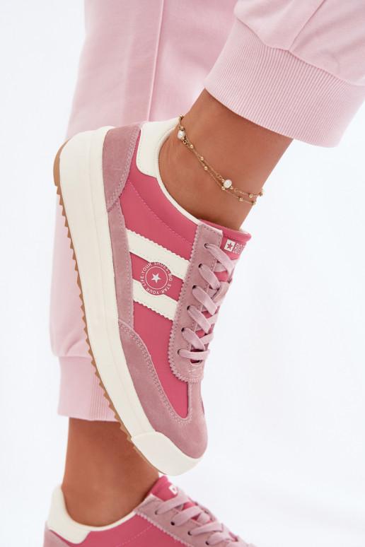 Sneakersy Damskie Big Star TT274160 Różowe