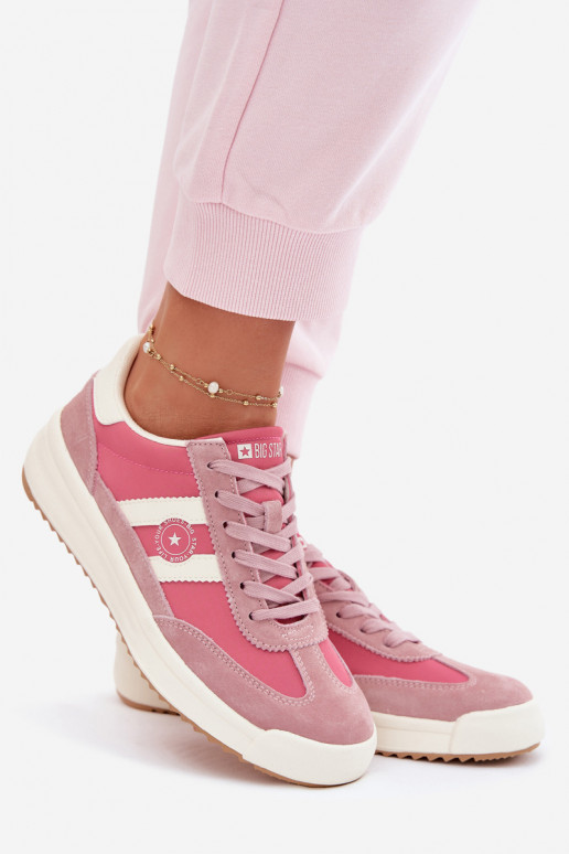 Sneakersy Damskie Big Star TT274160 Różowe