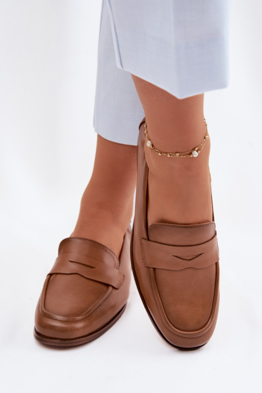 MokasynywithNaturalnej Skóry Vinceza 18121 Camel