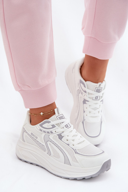 Women's Sports Sneakers Big Star TT274325 HI-POLY SYSTEM White