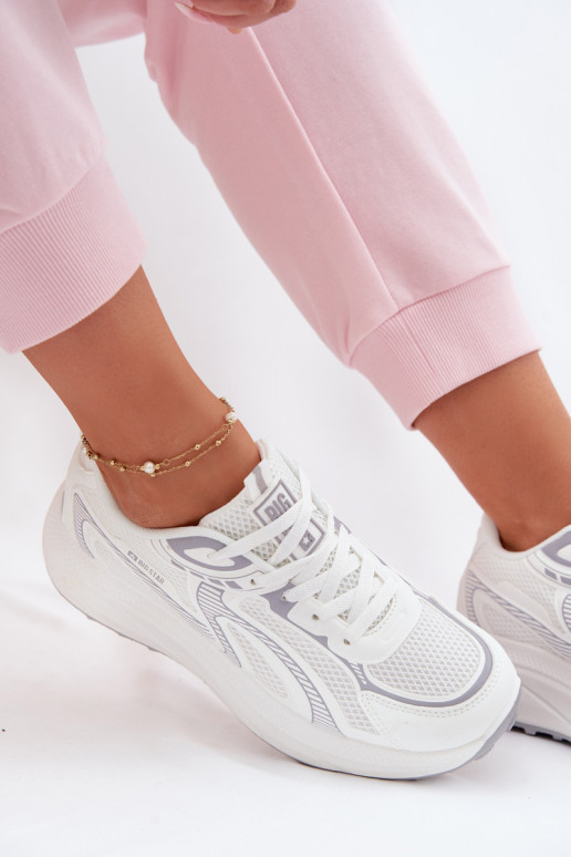 Women's Sports Sneakers Big Star TT274325 HI-POLY SYSTEM White