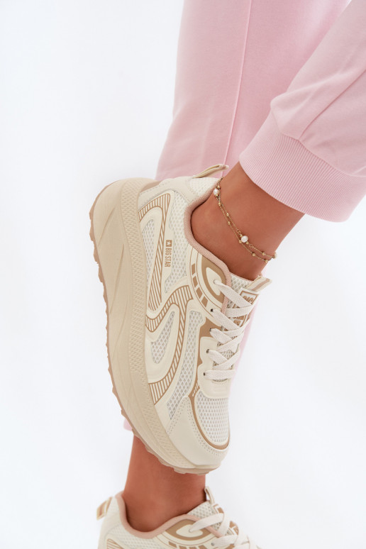 Women's Sports Sneakers Big Star TT274326 HI-POLY SYSTEM Beige