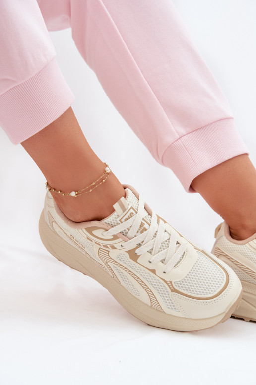 Women's Sports Sneakers Big Star TT274326 HI-POLY SYSTEM Beige