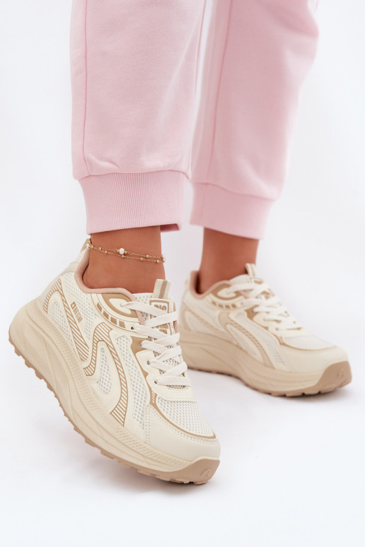 Women's Sports Sneakers Big Star TT274326 HI-POLY SYSTEM Beige