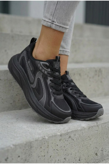 Buty Sportowe Sneakersy Damskie Big Star TT274327 HI-POLY SYSTEM Czarne