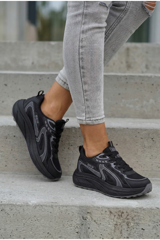 Women's Sports Sneakers Big Star TT274327 HI-POLY SYSTEM Black