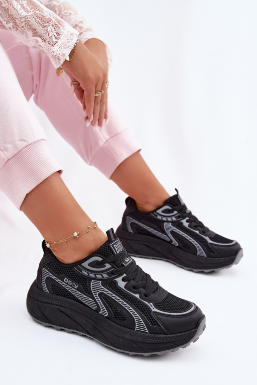 Buty Sportowe Sneakersy Damskie Big Star TT274327 HI-POLY SYSTEM Czarne