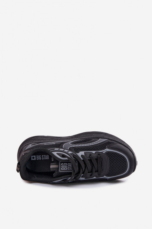 Buty Sportowe Sneakersy Damskie Big Star TT274327 HI-POLY SYSTEM Czarne