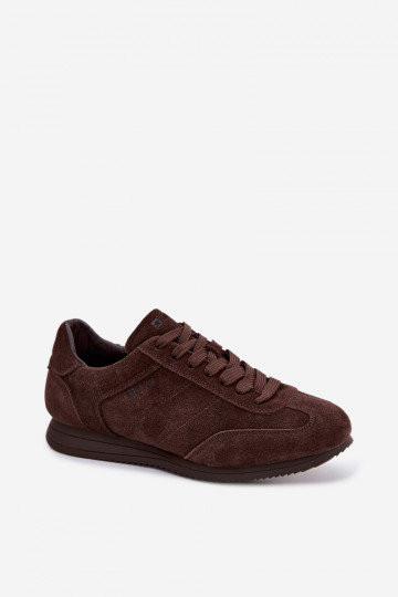 Big Star TT274226 Chocolate Natural Suede Sneakers 2
