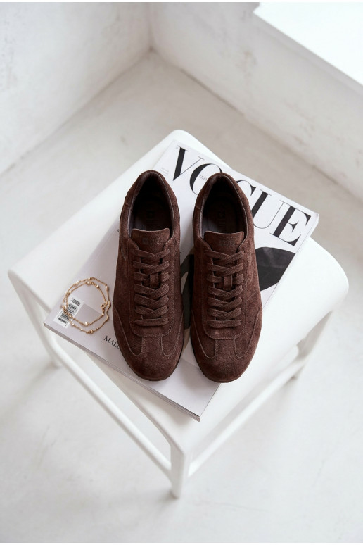 Big Star TT274226 Chocolate Natural Suede Sneakers