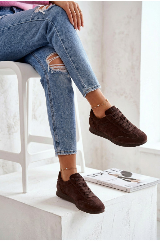Big Star TT274226 Chocolate Natural Suede Sneakers