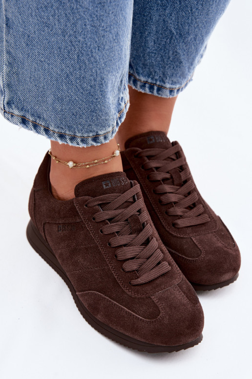 Big Star TT274226 Chocolate Natural Suede Sneakers
