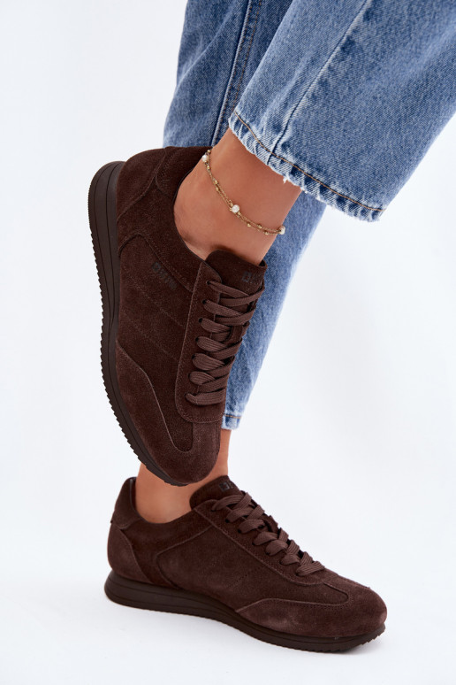 Big Star TT274226 Chocolate Natural Suede Sneakers