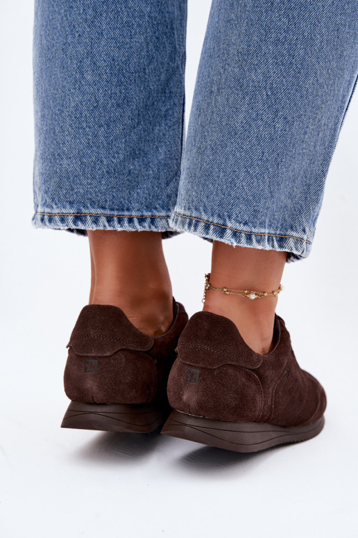 Big Star TT274226 Chocolate Natural Suede Sneakers