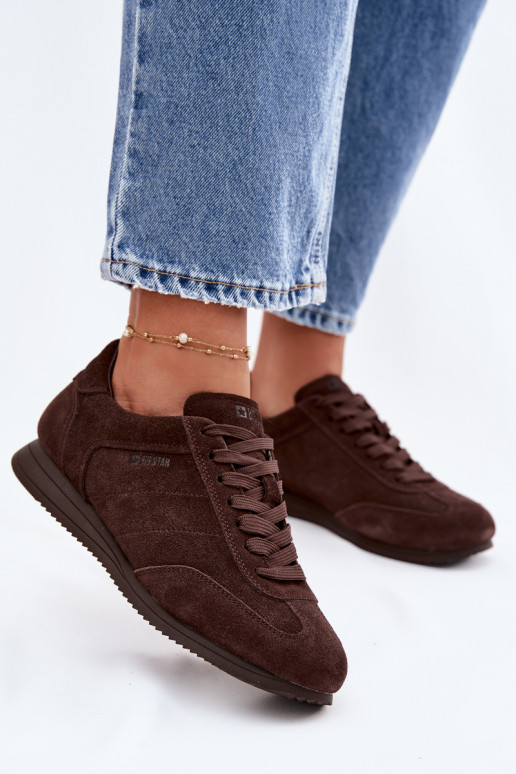 Big Star TT274226 Chocolate Natural Suede Sneakers