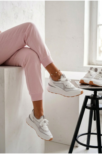 Buty Sportowe Damskie Big Star TT274570 HI-POLY SYSTEM Białe