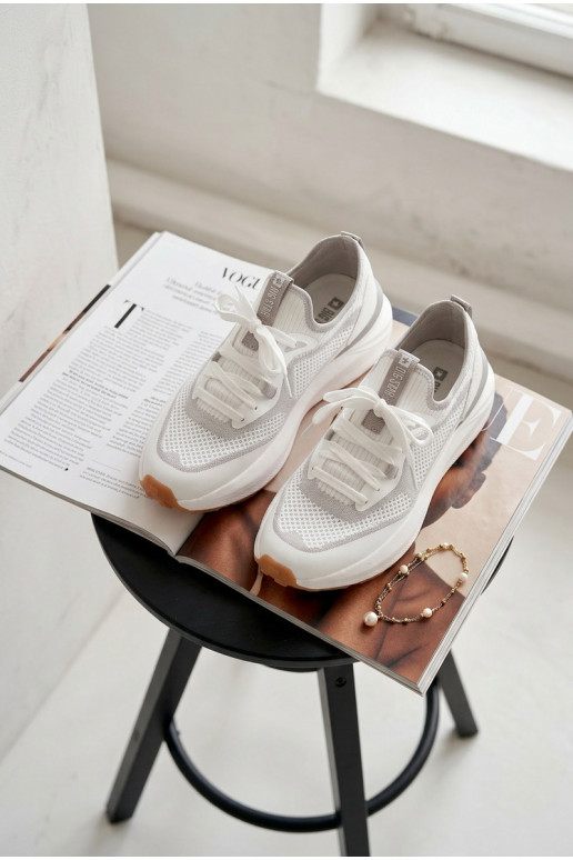 Buty Sportowe Damskie Big Star TT274570 HI-POLY SYSTEM Białe