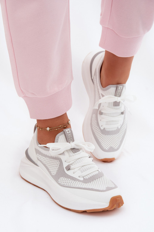 Buty Sportowe Damskie Big Star TT274570 HI-POLY SYSTEM Białe