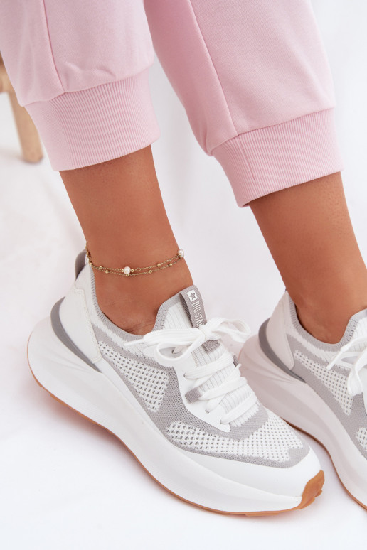 Women's Sports Shoes Big Star TT274570 HI-POLY SYSTEM White