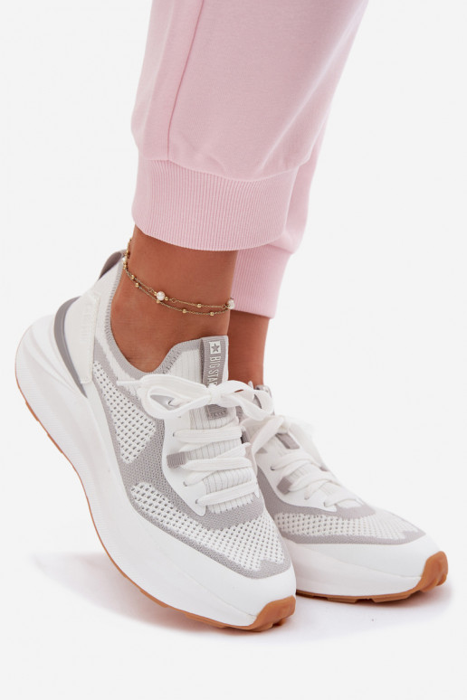 Buty Sportowe Damskie Big Star TT274570 HI-POLY SYSTEM Białe