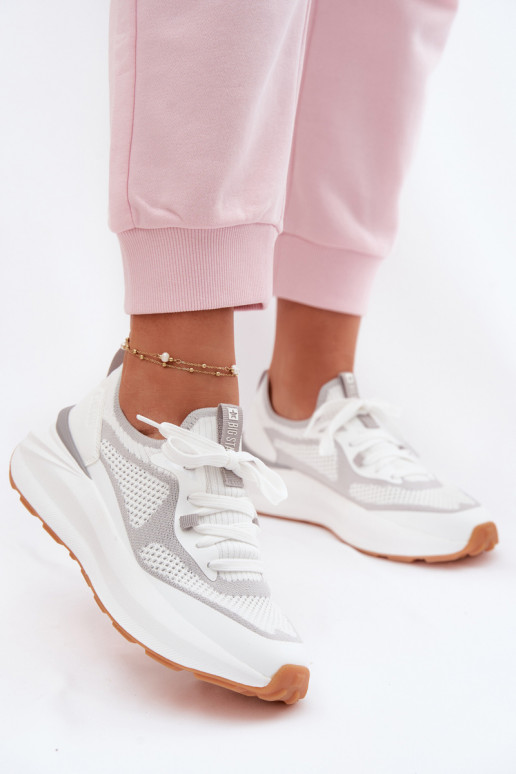 Women's Sports Shoes Big Star TT274570 HI-POLY SYSTEM White