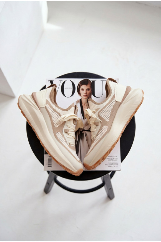 Women's Sports Shoes Big Star TT274571 HI-POLY SYSTEM Beige