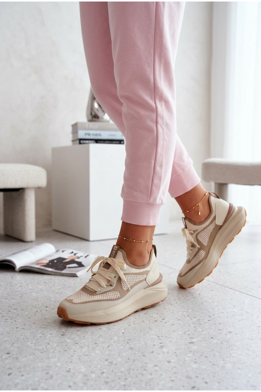 Women's Sports Shoes Big Star TT274571 HI-POLY SYSTEM Beige