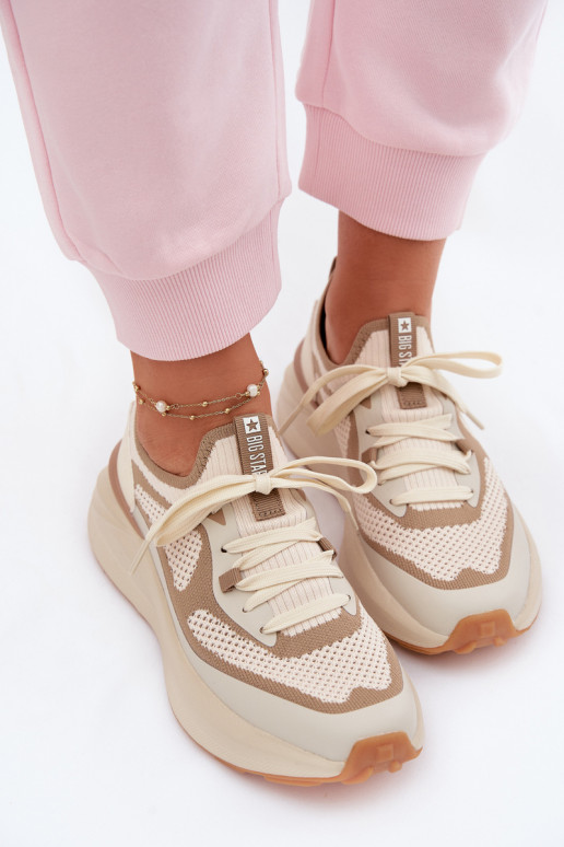 Women's Sports Shoes Big Star TT274571 HI-POLY SYSTEM Beige