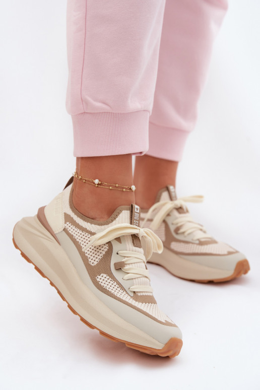Women's Sports Shoes Big Star TT274571 HI-POLY SYSTEM Beige