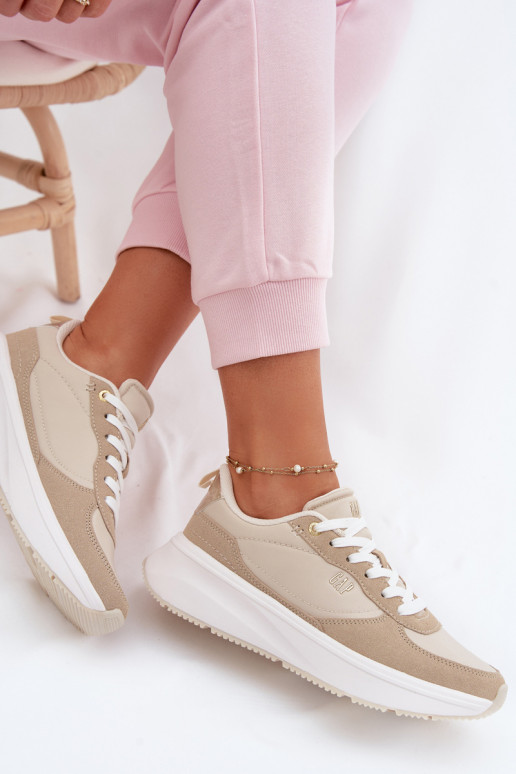 Women's Platform Sneakers GAP PENELOPE GPW6155300049 Beige