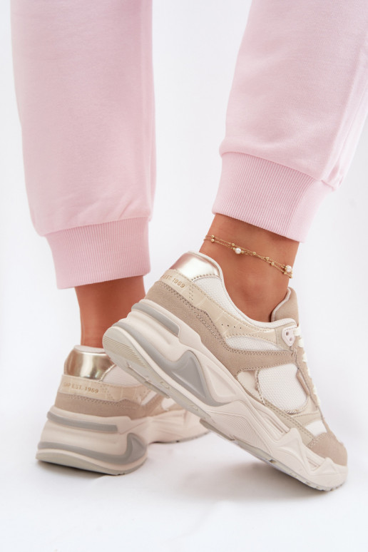 Women's Platform Sneakers GAP MARATHON GPW6154923895 Beige
