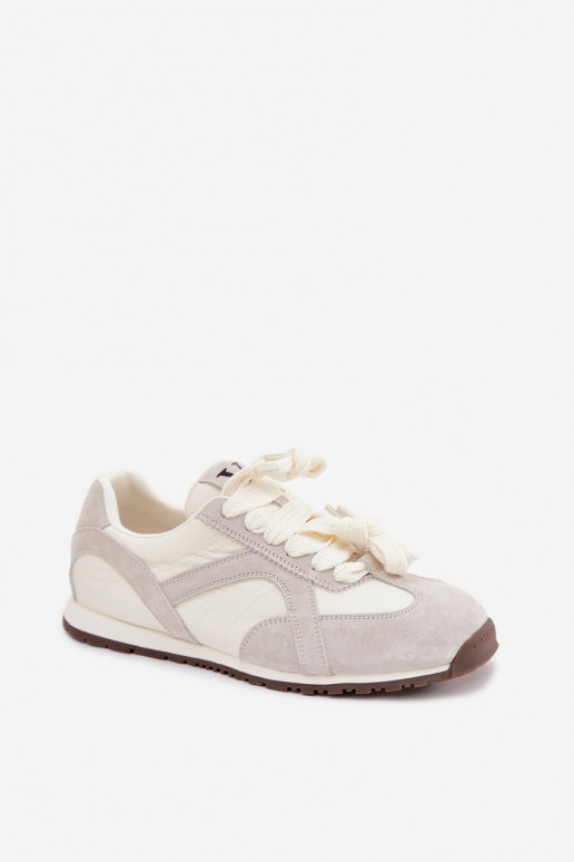 Vinceza Women's Suede Sneakers 86427 Grey