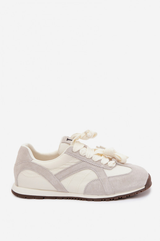 Vinceza Women's Suede Sneakers 86427 Grey