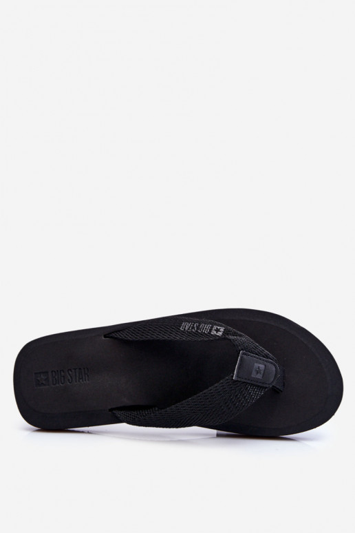 Men's Foam Flip Flops Big Star LL174618 Čern 