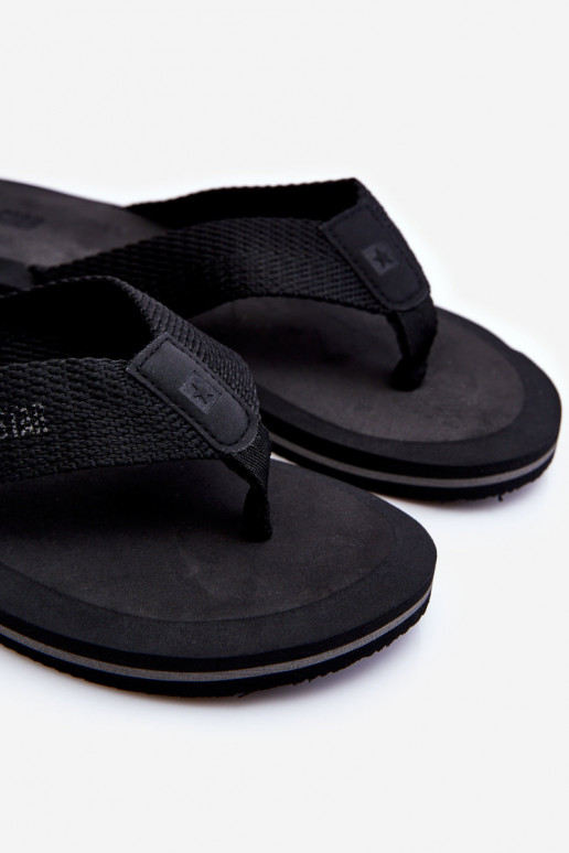 Men's Foam Flip Flops Big Star LL174618 Čern 