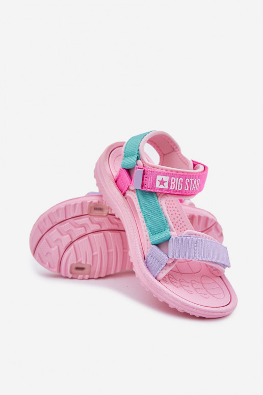 Children's Velcro Sandals Big Star RR374519 Pink