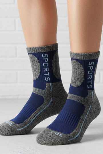 Szare ciepłe skarpetki z... 2