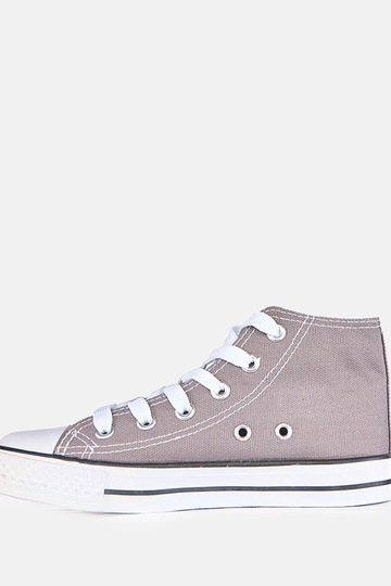 Szare dziecięce trampki za...