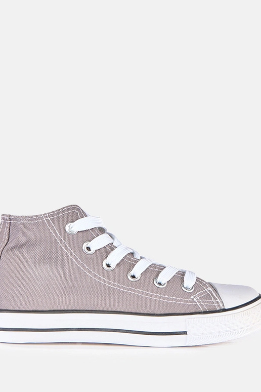 Szare dziecięce trampki za kostkę Frenis