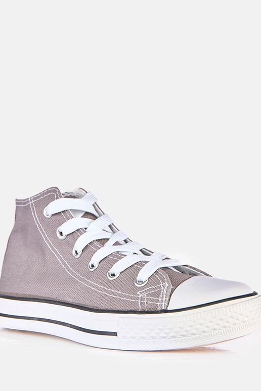 Szare dziecięce trampki za kostkę Frenis